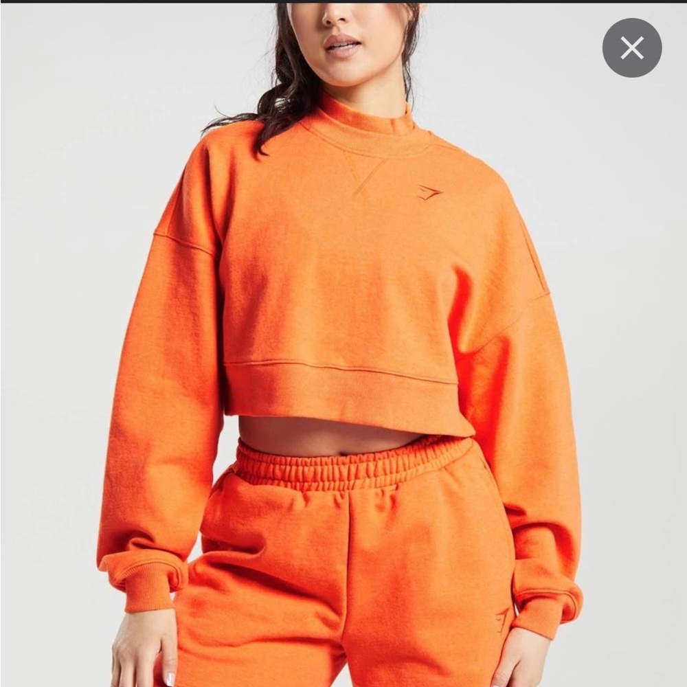 Gymshark crop sweatshirt